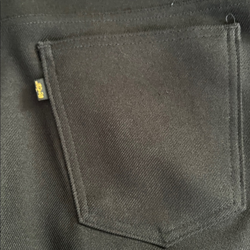 Vintage Levi's Sta-Prest Dacron Polyester Black Pants Men’s Size 38 x 29 - Picture 7 of 7